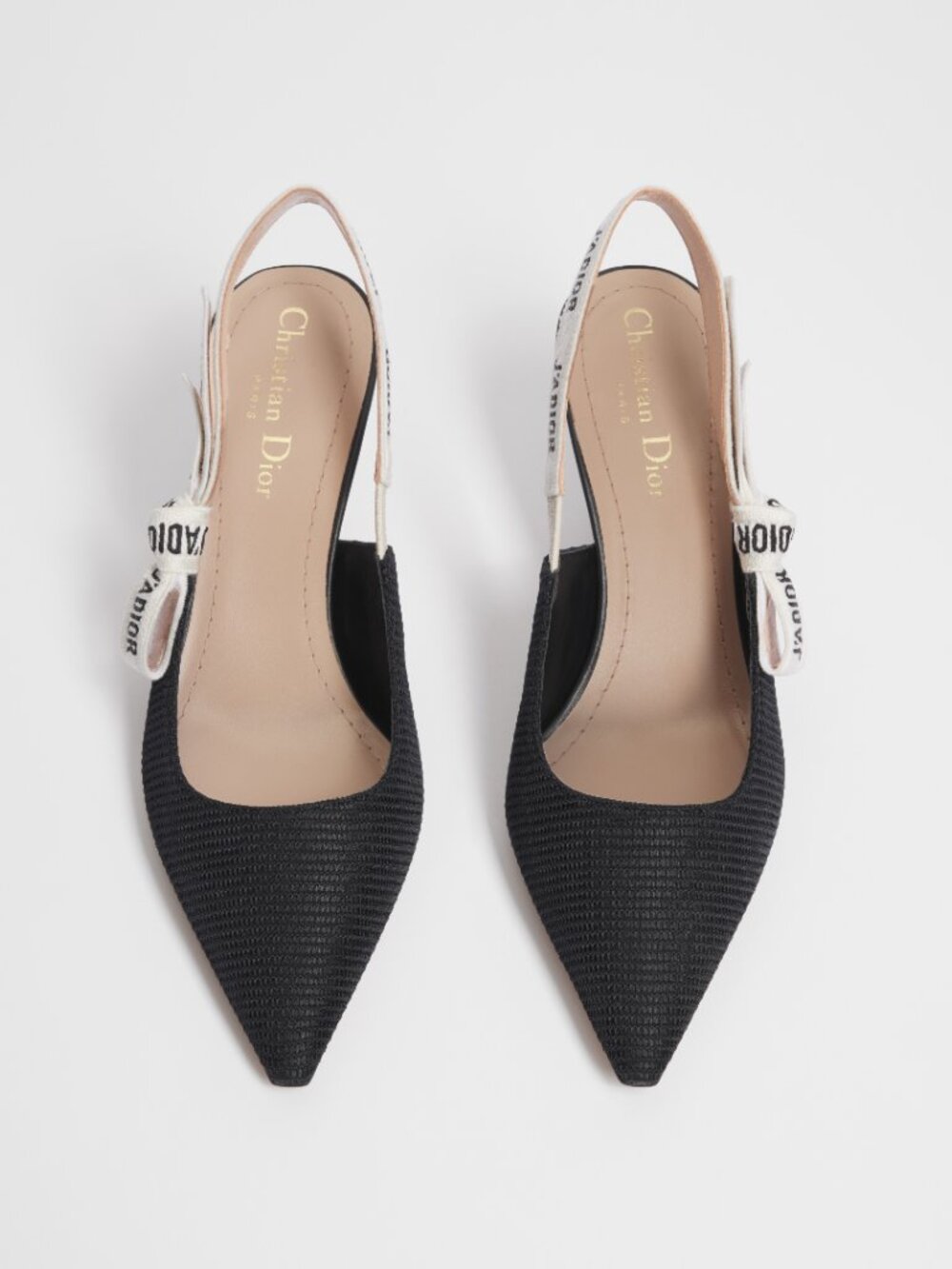 Christian Dior J'Adior Black Slingback Pumps EU 37 US 7 - Picture 2 of 9